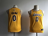 Youth Lakers 0 Kyle Kuzma Gold 2018-19 Nike Swingman Jersey,baseball caps,new era cap wholesale,wholesale hats